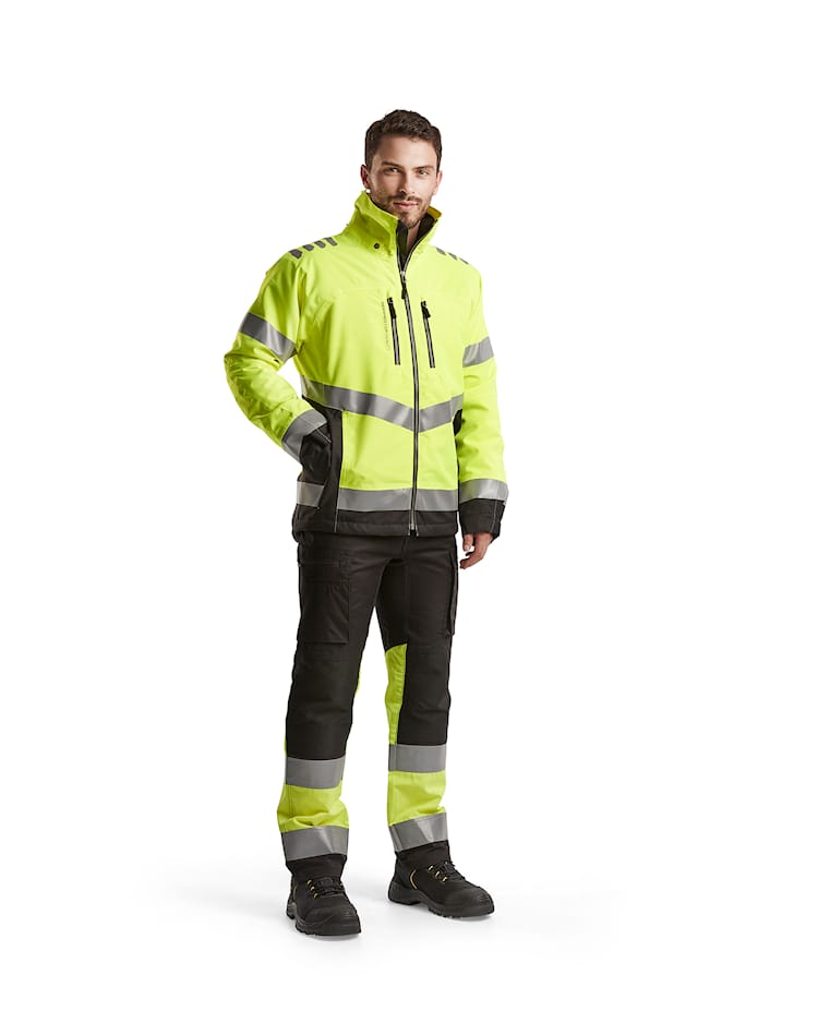 Hi-Vis Trousers Stretch Blaklader 1558