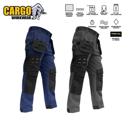 Regal Ripstop Polycotton Work Trousers Cargo 1983
