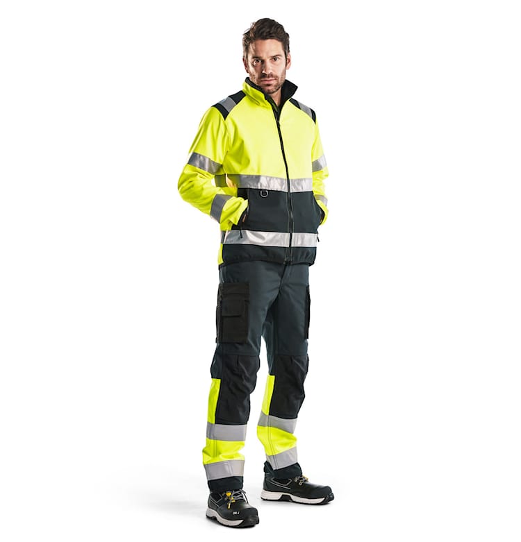 Hi-Vis Softshell Jacket Blaklader 4877