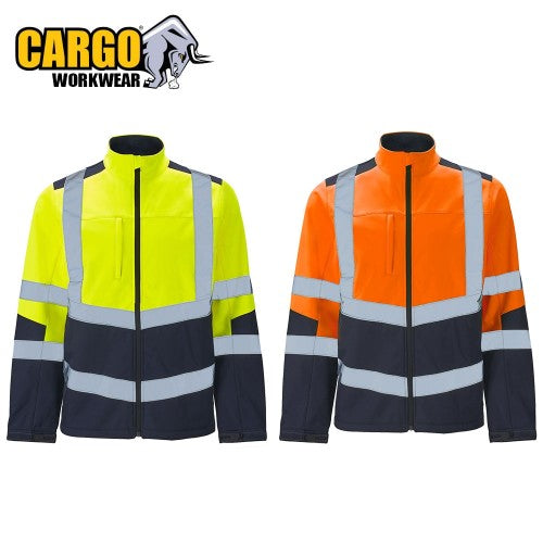 Hi-Vis Two Tone Softshell Jacket Cargo 6878