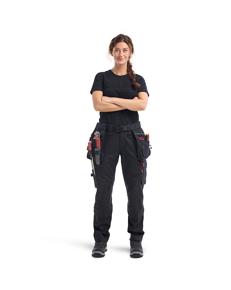 Womens Craftman Trousers Stretch Blaklader 7170