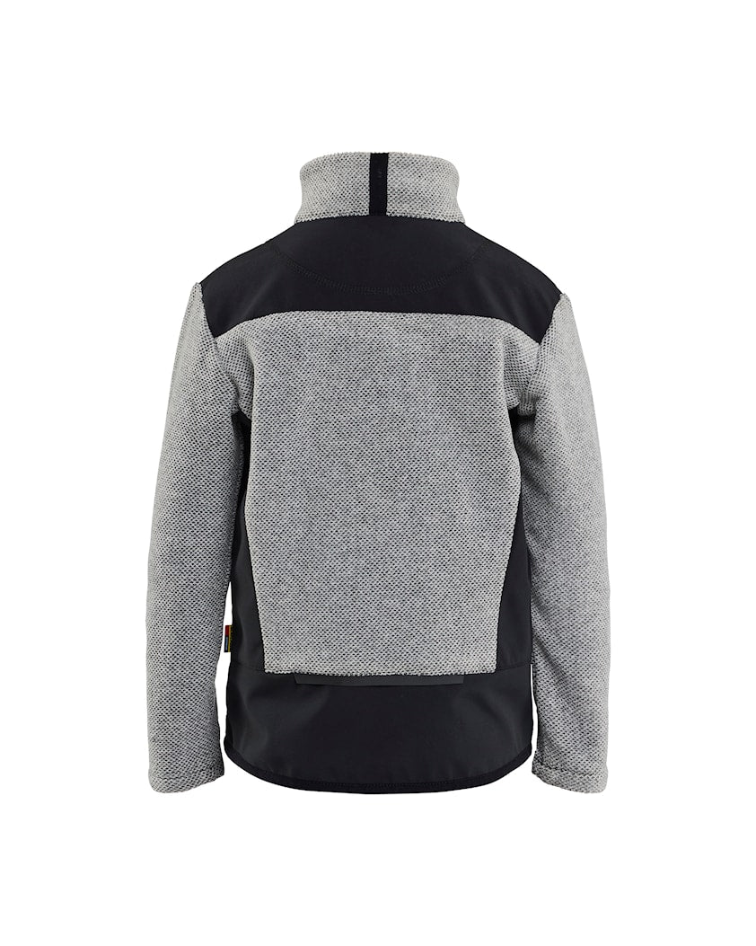 Children’s Knitted Jacket with Softshell Blaklader 5207