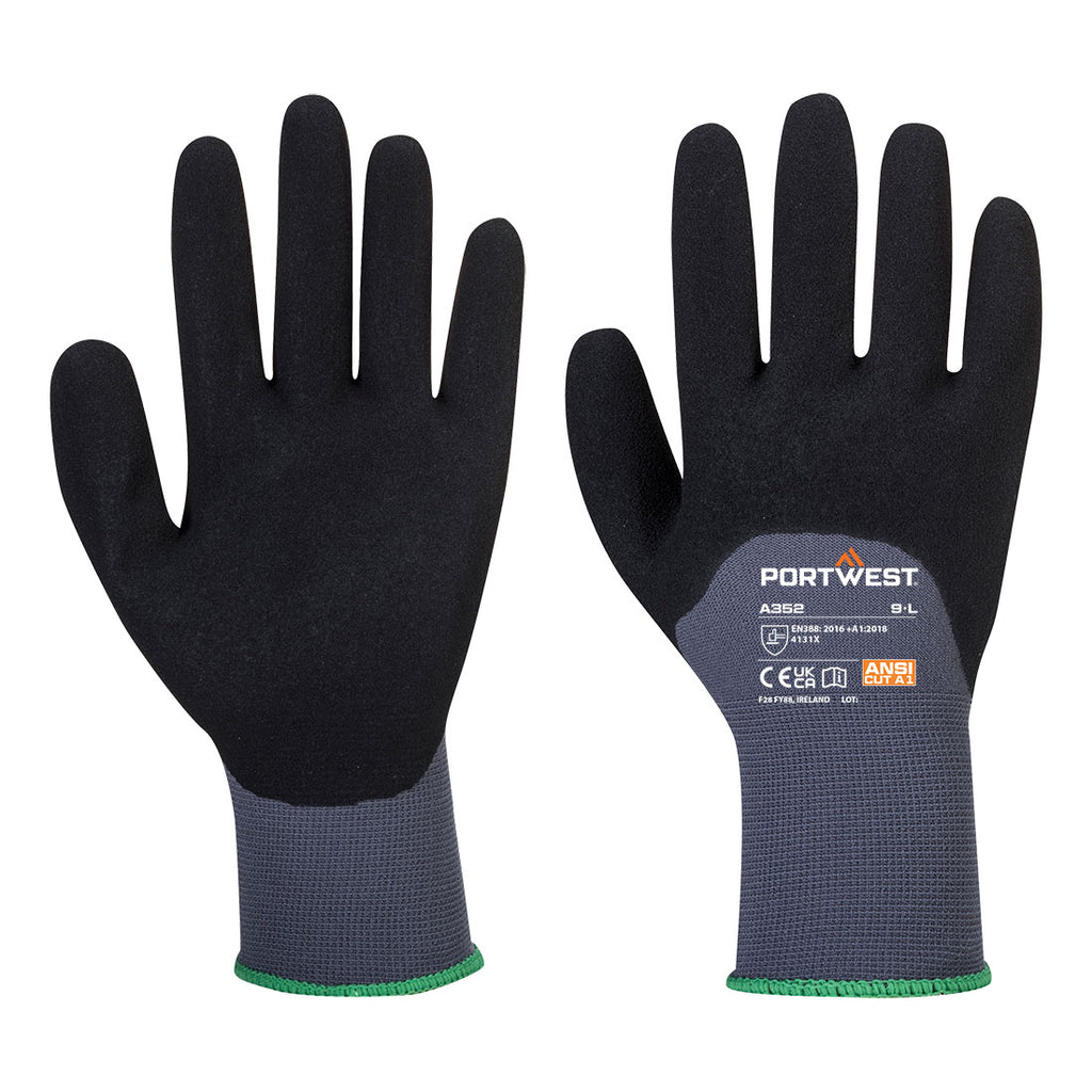 Grip 15 Nitril Sandy 3/4 Handflächenhandschuh Portwest A352