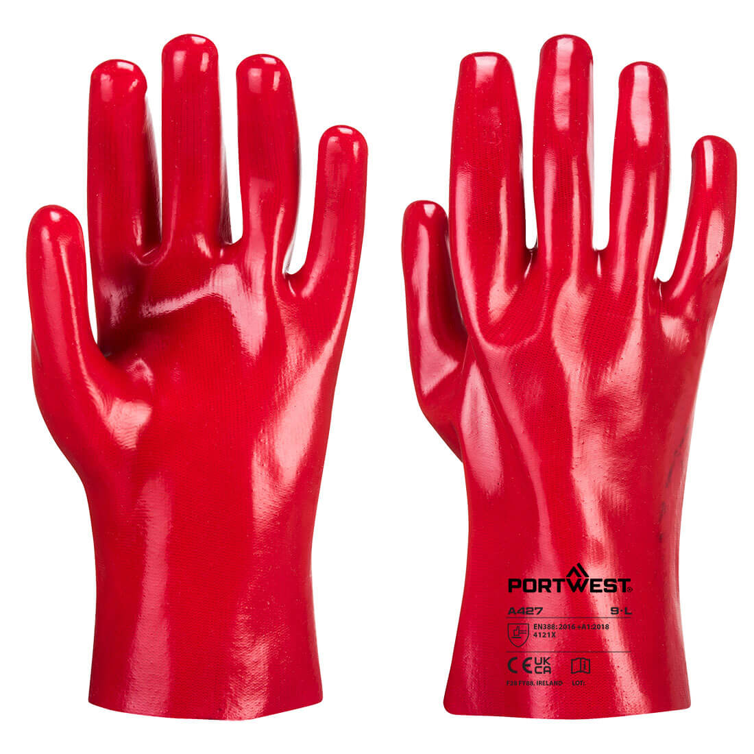Grip 12 PVC Gauntlet 27cm Portwest A427
