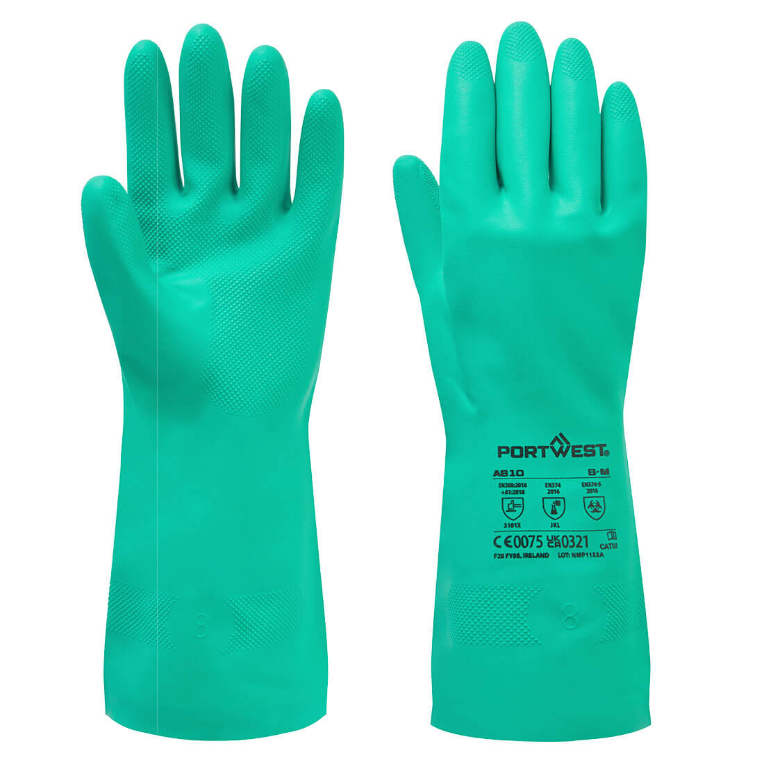 Chem 320 Nitrile Gauntlet Portwest A810