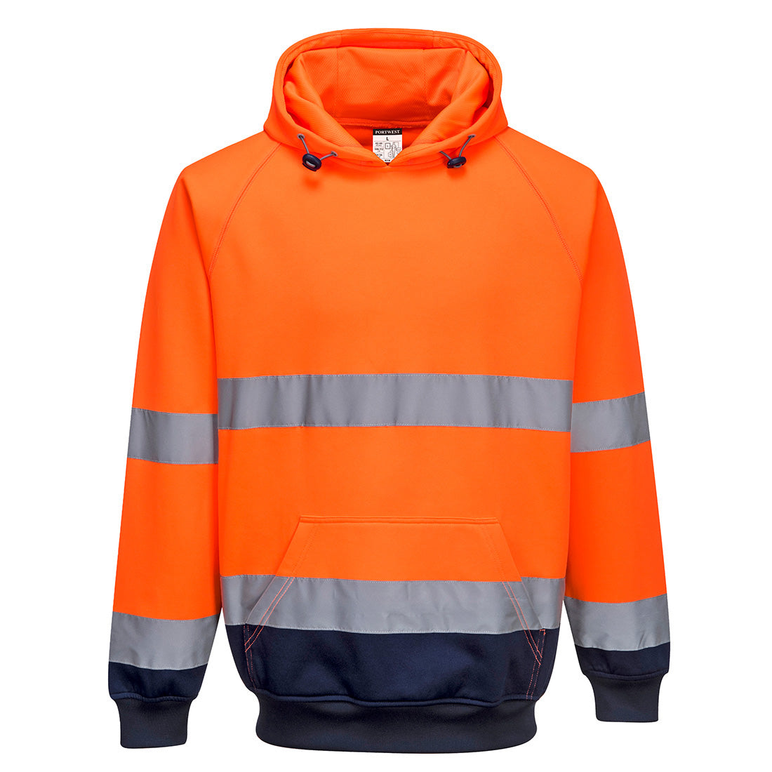 Hi-Vis Contrast Hoodie Portwest B316