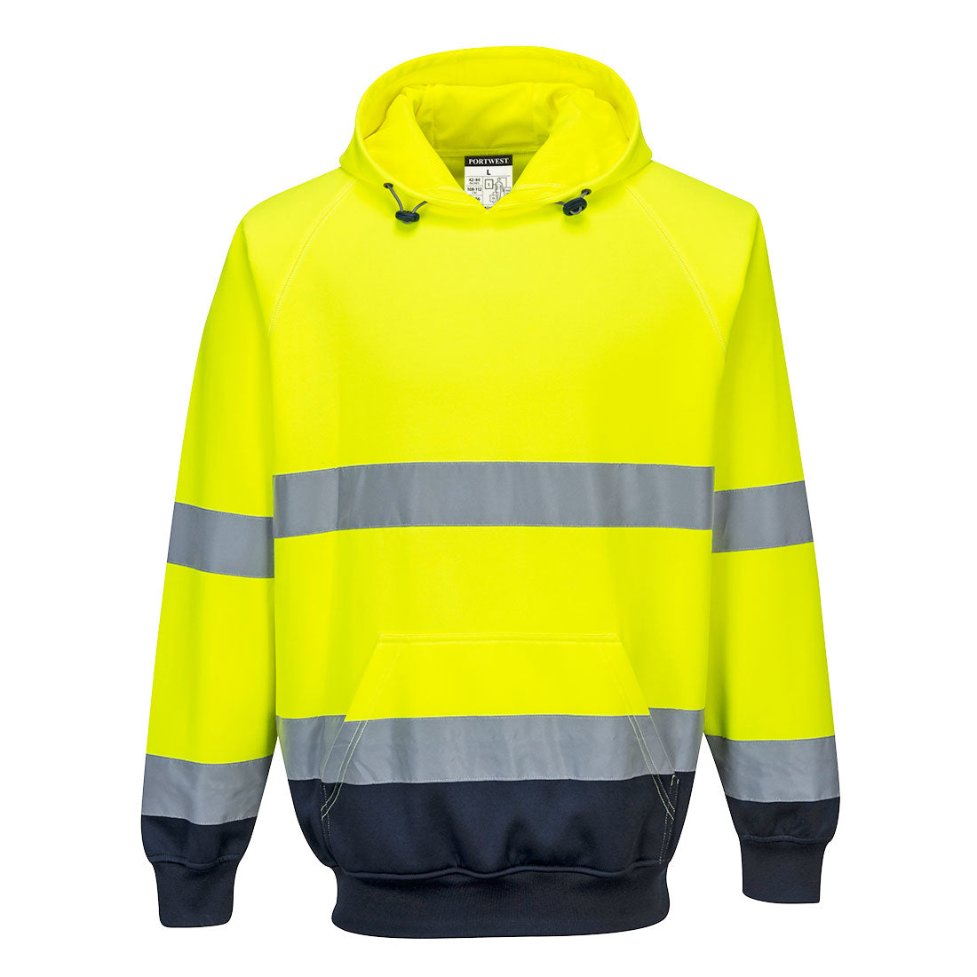 Hi-Vis Contrast Hoodie Portwest B316