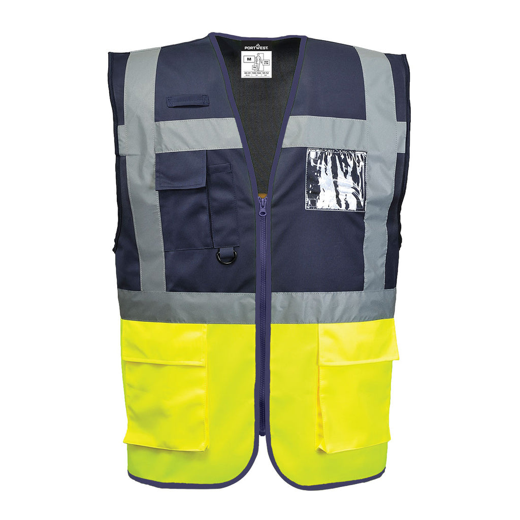 Gilet Exécutif Paris Haute-Visibilité Contraste Portwest C276