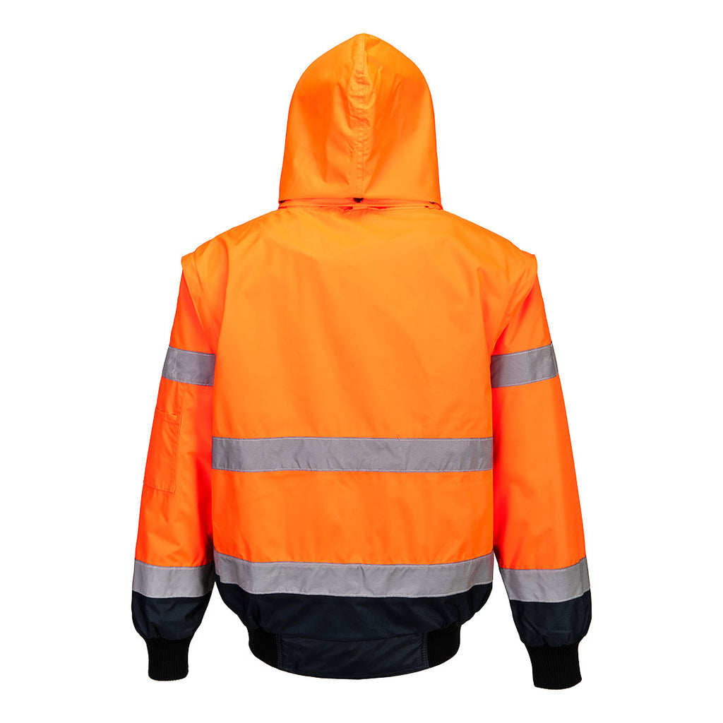 Hi-Vis 3-in-1 Kontrast Bomberjacke Portwest C465