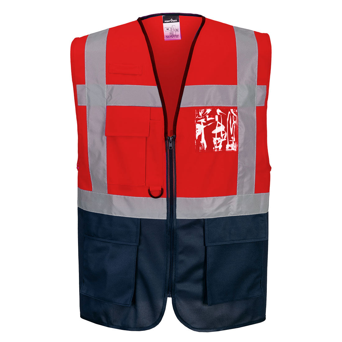 Warsaw Hi-Vis Contrast Executive Vest Portwest C476