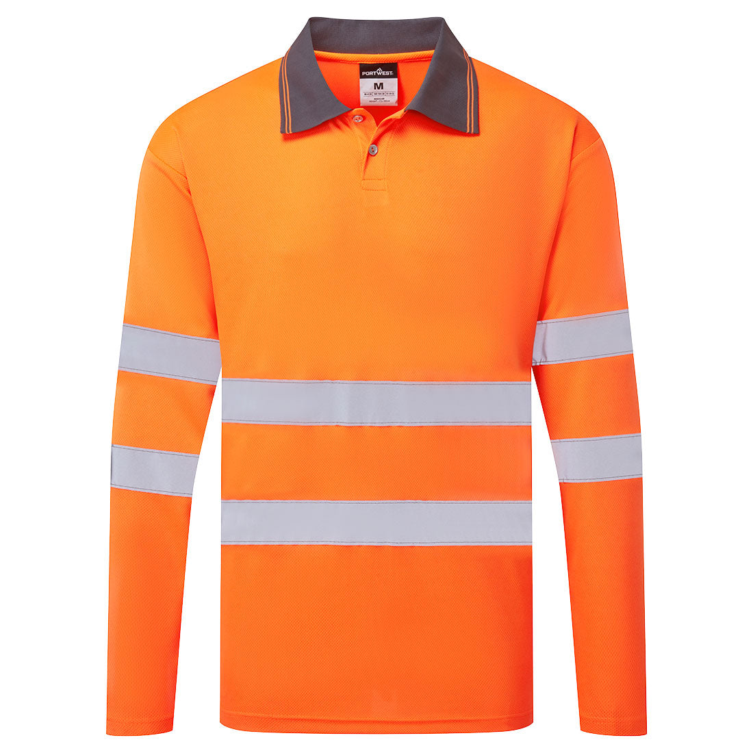 ES1 Essential Hi-Vis Polo Shirt L/S Portwest ES277