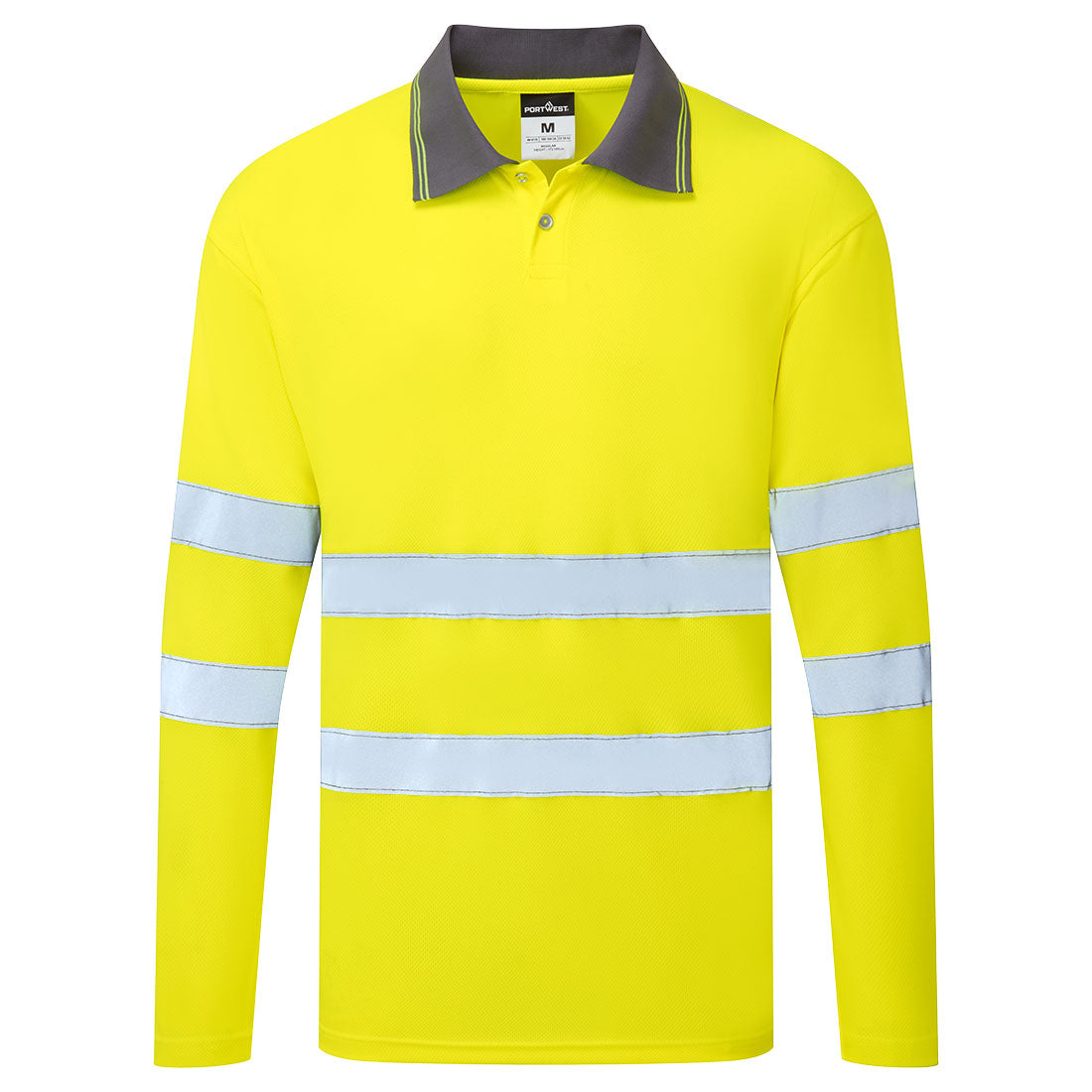 ES1 Essential Hi-Vis Polo Shirt L/S Portwest ES277