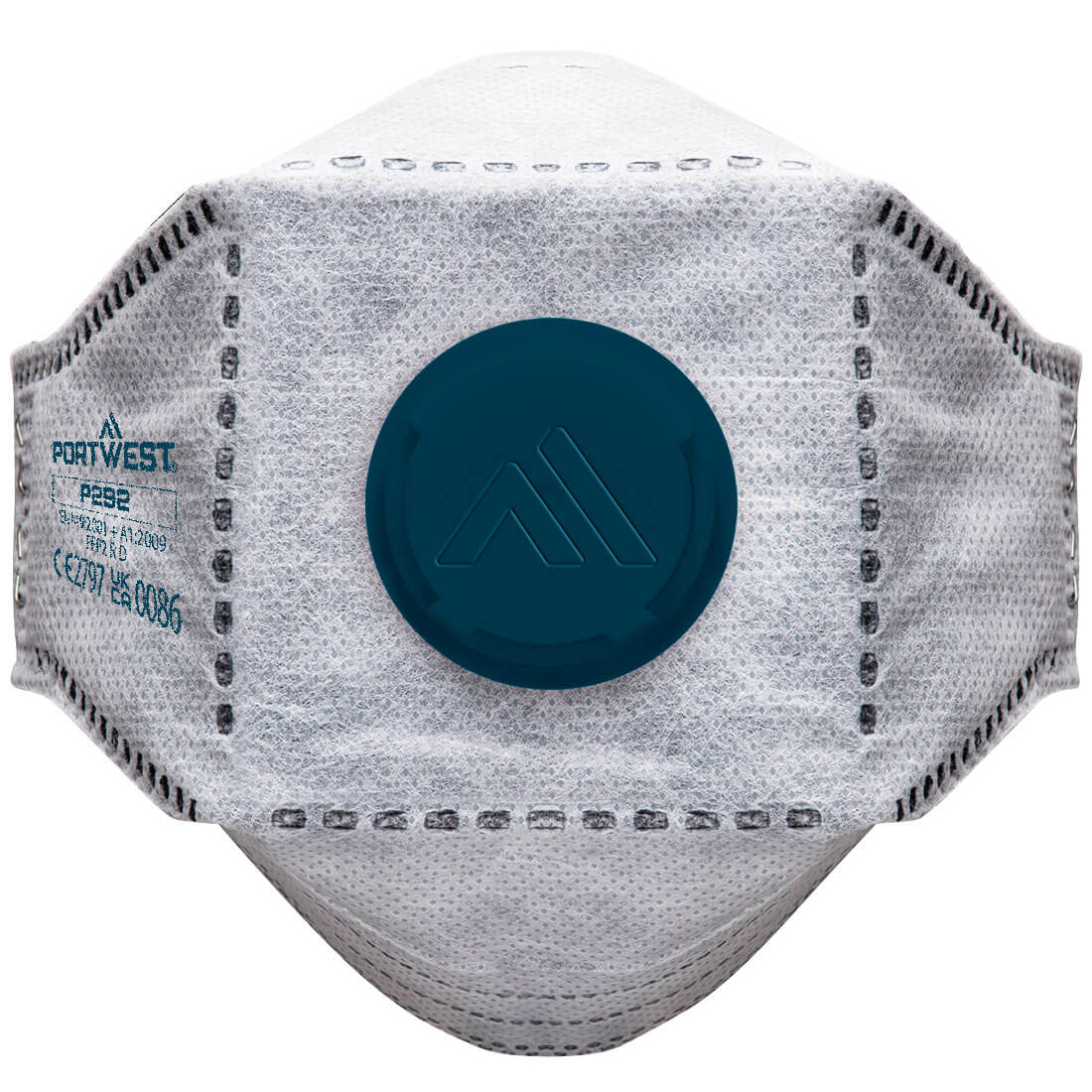 EAGLE FFP2 Valved Carbon Fold Flat Respirator (Pk10) Portwest P292