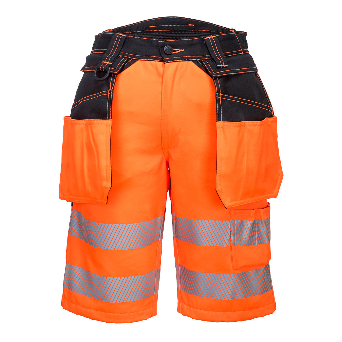 PW3 Hi-Vis Holster Pocket Shorts Portwest PW343
