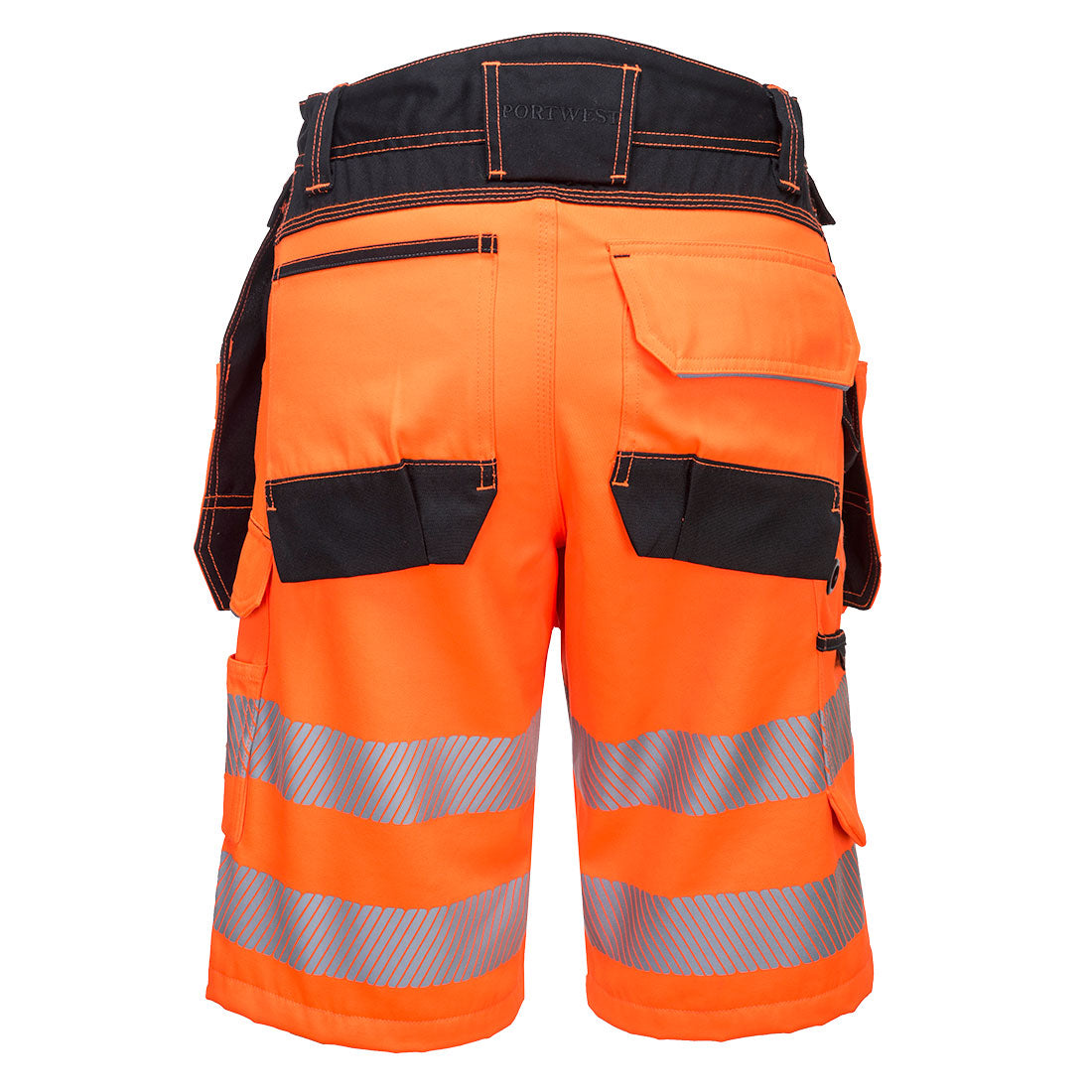 PW3 Hi-Vis Holster Pocket Shorts Portwest PW343
