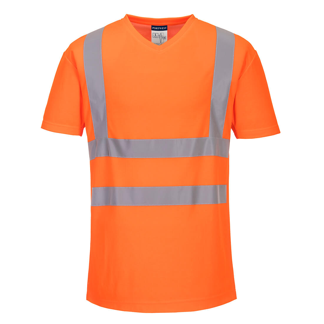 Hi-Vis Cotton Comfort T-Shirt mit Netzeinsatz kurzarm Portwest S179