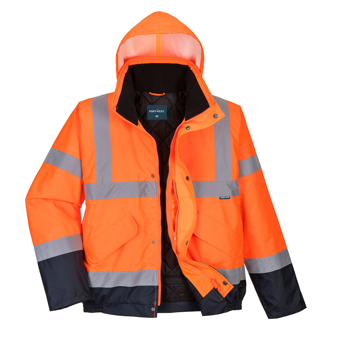 Hi-Vis Kontrast Winter Bomberjacke Portwest S266