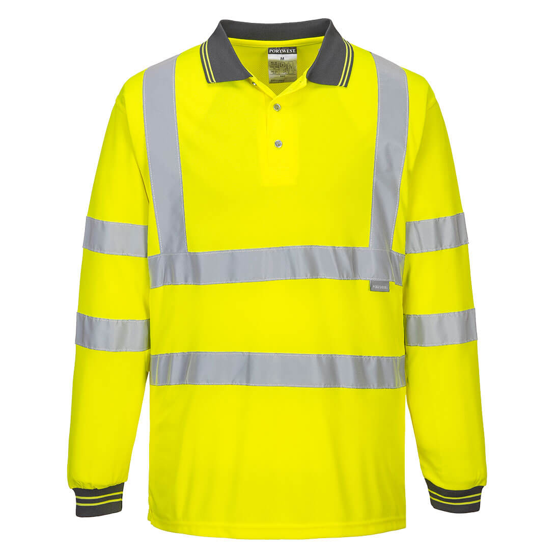 Hi-Vis Poloshirt Langarm Portwest S277