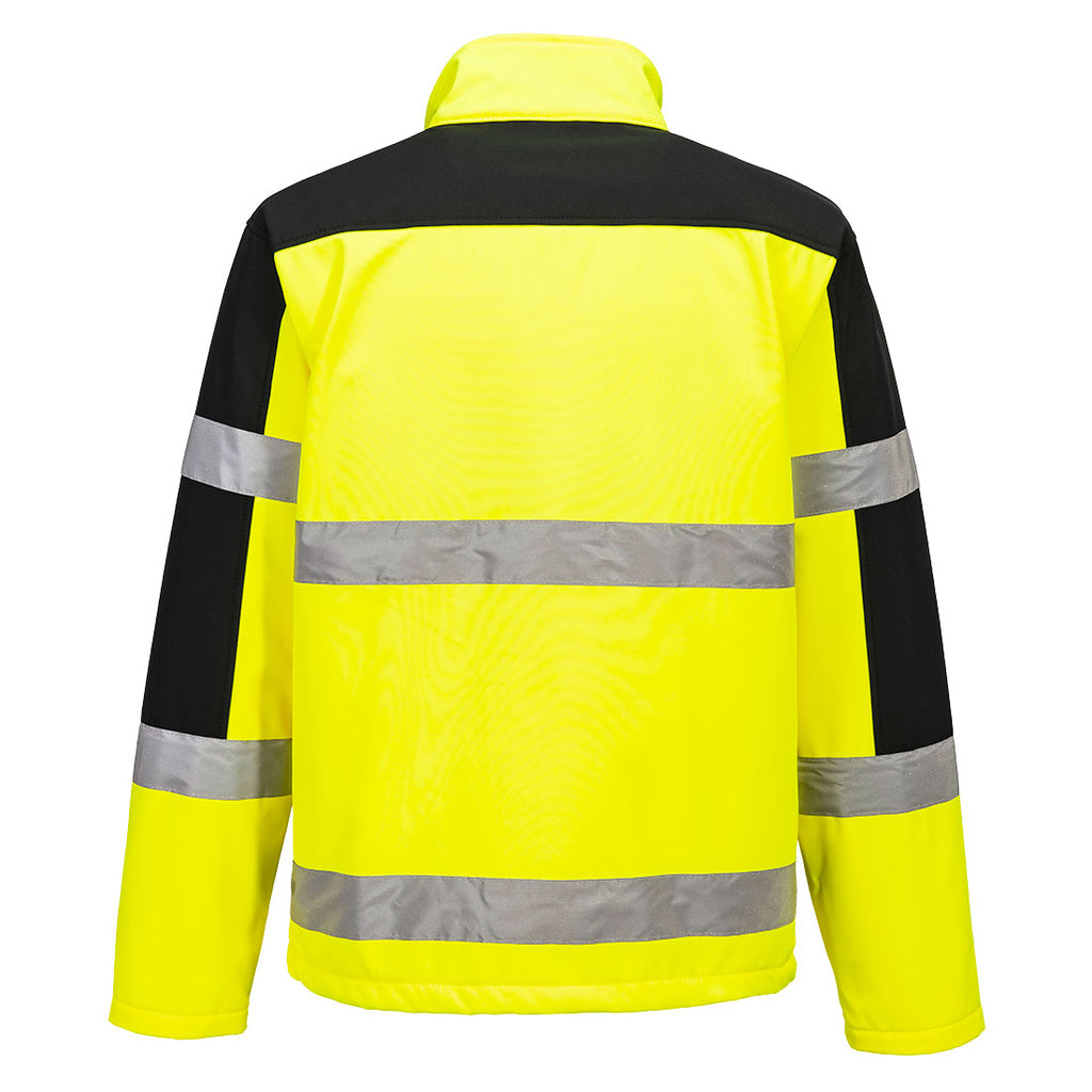 Hi-Vis Contrast Softshell (3L) Portwest S429