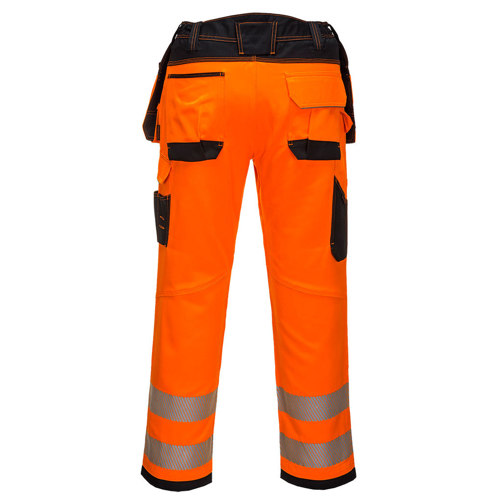 PW3 Hi-Vis Holster Pocket Work Trousers Portwest T501