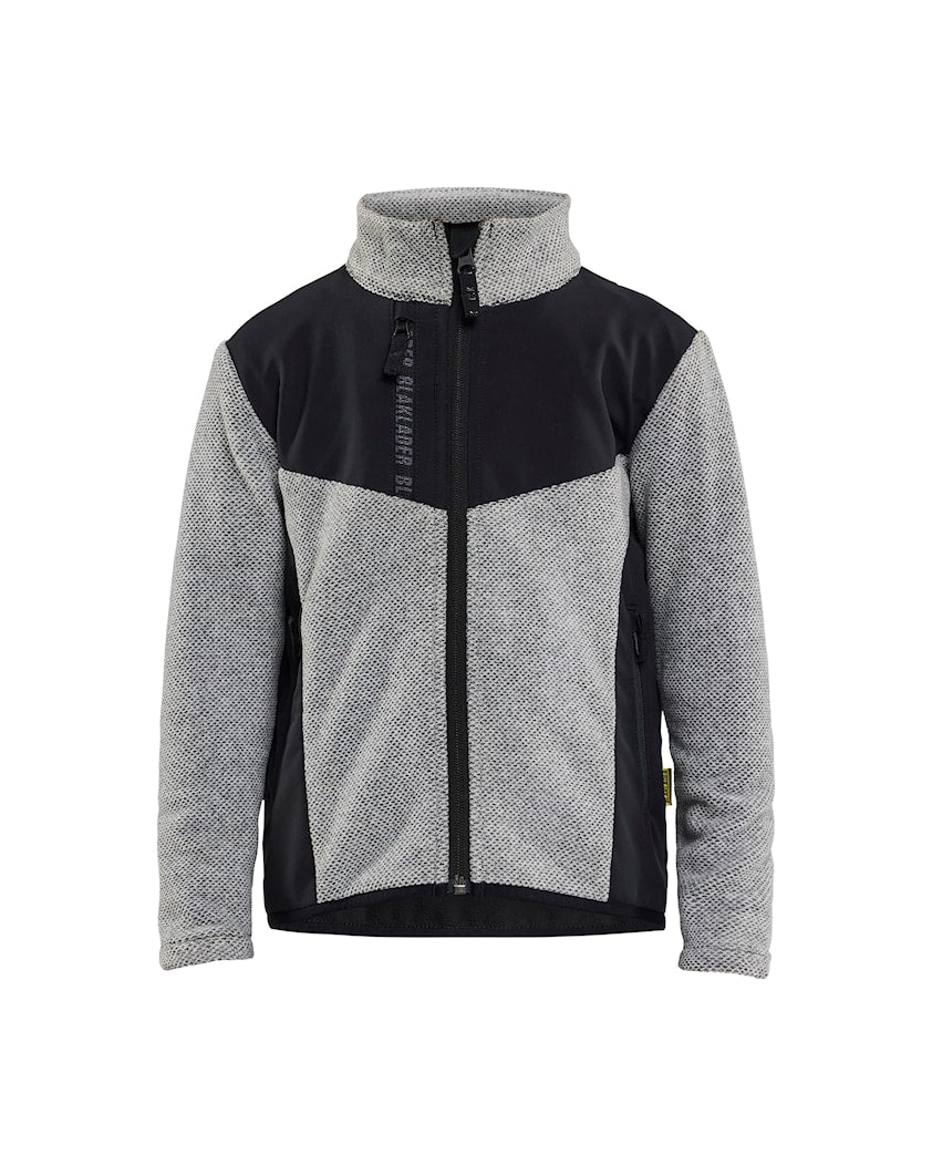 Children’s Knitted Jacket with Softshell Blaklader 5207