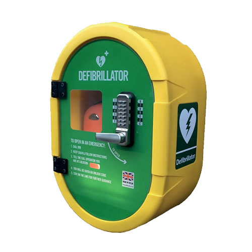 DefibSafe 2 Outdoor Heated AED Defibrillator Cabinet 