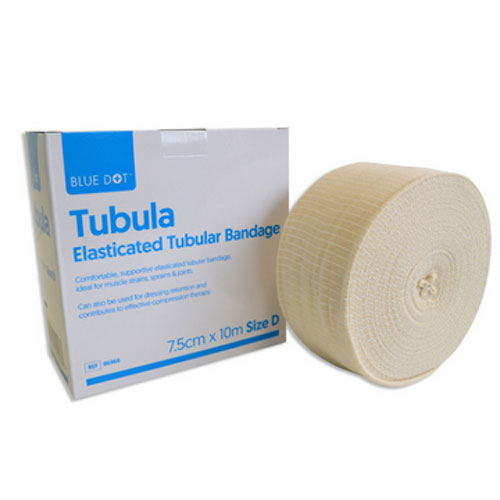 Tubular Bandage Size D 7.5cm x 10m Elastic Support