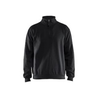 Blåkläder Sweatshirt Half-zip Black
