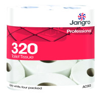 Jangro Toilet Roll, 320 Sheet, (36) - 504003