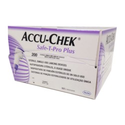 ACCU-CHEK Safe-T-Pro Uno lancets 200's
