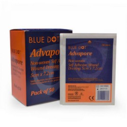 Advapore Adhesive Wound Dressing 5cm x 7.2cm (50) Box