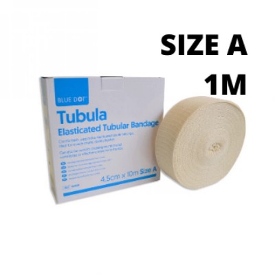 BLUE DOT Tubular Bandage Size A 4.5cm x 1m Elastic Support