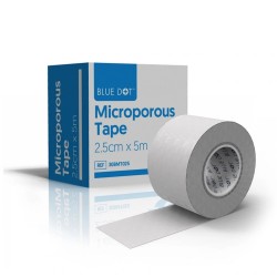 BLUE DOT Microporous Tape Boxed 2.5cm x 5m