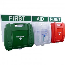 Evolution BS8599 First Aid, Eye Wash & Burns Point, LARGE