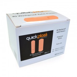 Quickplast Washproof Plasters Refill Pack of 6