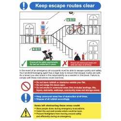 Keep Escape Routes Clear