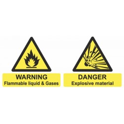 Danger Explosive Material