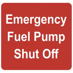 Emergency Fuel Pump Shut Off