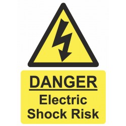 Danger Electric Shock Risk