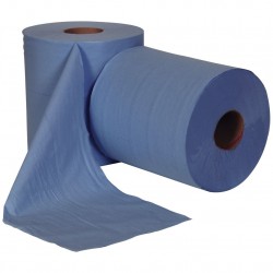 Centrefeed Roll 150M, Blue 2 ply