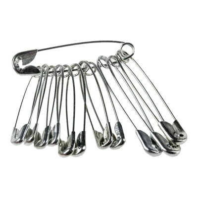 Safety Pins 12 Pack Assorted